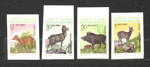 ZWIERZĘTA WIETNAM 731-734B**