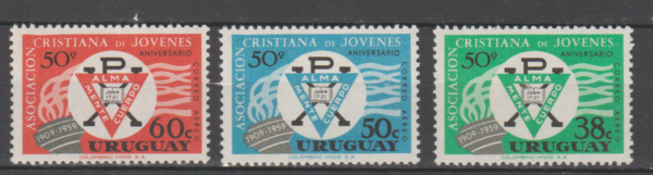 ROCZNICA URUGWAJ MI.854-856**