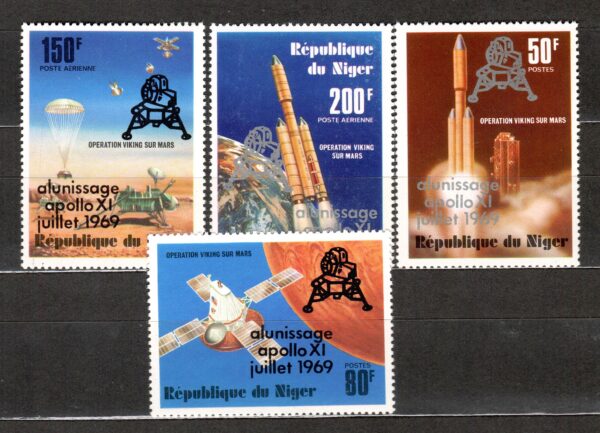 LOT W KOSMOS NIGER MI.680-683**