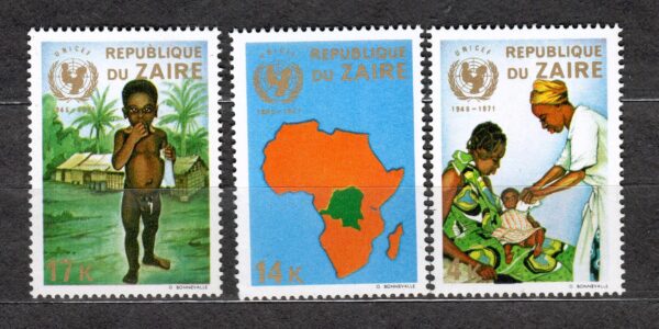 UNICEF ZAIR MI.447-449**