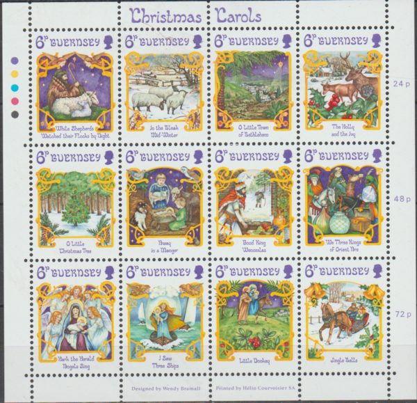 BOŻE NARODZENIE GUERNSEY MI.ARK.373-384**