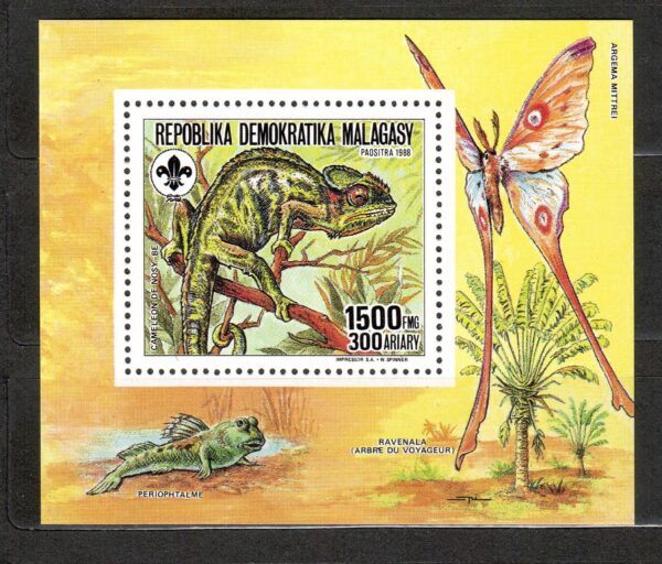 ZWIERZĘTA MADAGASKAR MI.BL.75A**