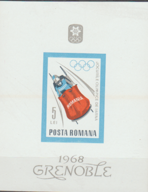 OLIMPIADA ZIMOWA RUMUNIA MI.BL.64**
