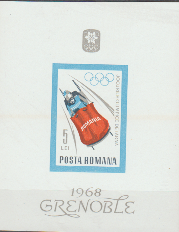 OLIMPIADA ZIMOWA RUMUNIA MI.BL.64**