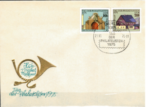 FDC DZIEŃ FILATELISTÓW DDR MI.2094-2095
