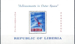 LOT W KOSMOS LIBERIA MI.BL.30A**