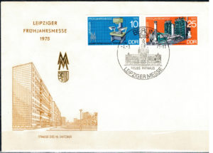 FDC WIOSENNE TARGI W LIPSKU DDR MI.2023-2024