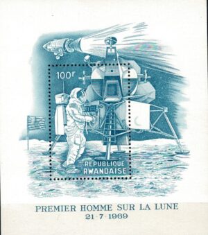 LOT W KOSMOS RWANDA MI.BL.21A**