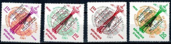 LOT W KOSMOS HAITI MI.741-744**