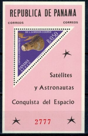 LOT W KOSMOS PANAMA MI.BL.19**