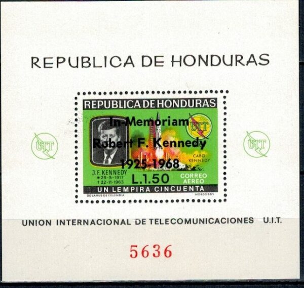 TELEKOMUNIKACJA HONDURAS MI.BL.13**