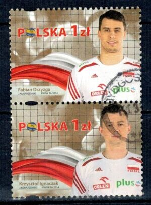 FI.4584-4586 KASOWANE ZNACZKI Z ARKUSZA