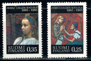 SZTUKA FINLANDIA MI.598-599**