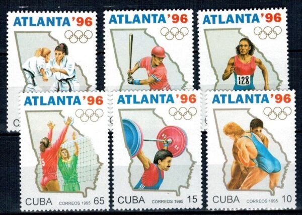 OLIMPIADA LETNIA KUBA MI.3842-3847**