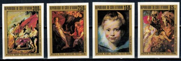 P.RUBENS WYBRZEŻE KOŚCI SŁONIOWEJ MI.537-540B**