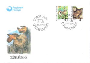 FDC PTAKI WYSPY OWCZE MI.352-353