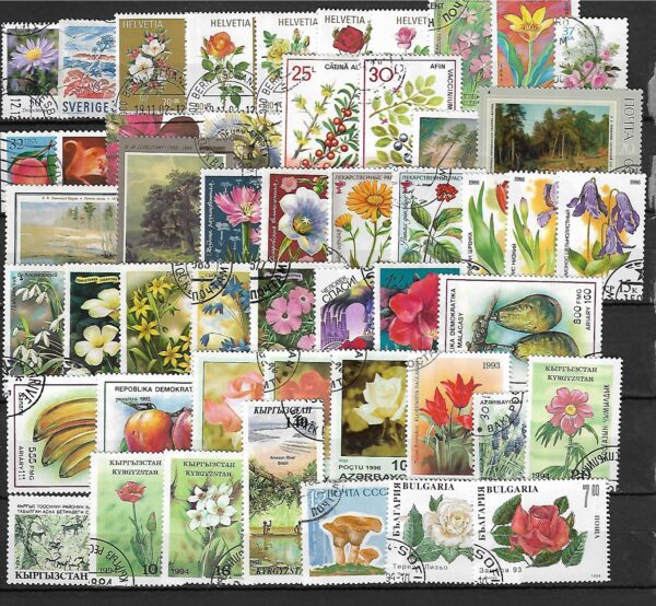 ZESTAW ZNACZKÓW FLORA