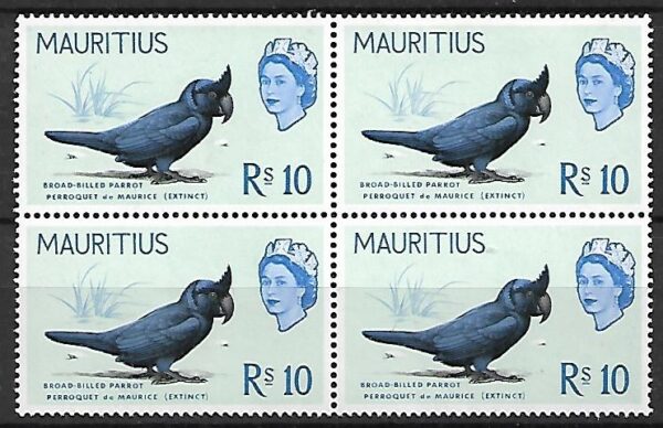 PTAKI MAURITIUS MI.282** 4-BLOK