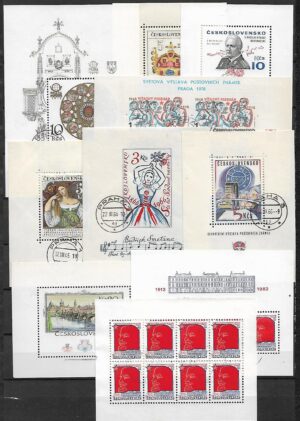 ZESTAW BLOKÓW CZECHOSŁOWACJA NR 1