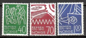 ROCZNICA NORWEGIA MI.608-610**