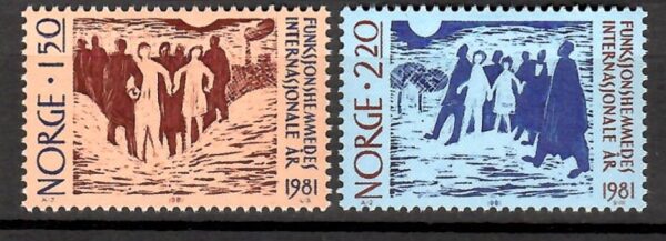 ROCZNICA NORWEGIA MI.845-846**