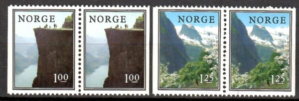TURYSTYKA NORWEGIA MI.726-727 DL,DR**