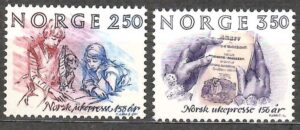 PRASA NORWEGIA MI.911-912**