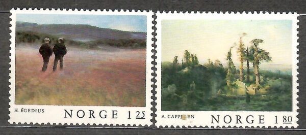 MALARSTWO NORWEGIA MI.753-754**