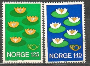 DZIEŃ ZNACZKA NORWEGIA MI.737-738**