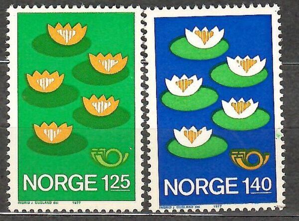 DZIEŃ ZNACZKA NORWEGIA MI.737-738**