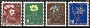 KWIATY SZWAJCARIA MI.541-544**