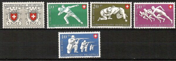SPORT SZWAJCARIA MI.545-549**