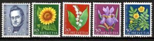 KWIATY SZWAJCARIA MI.742-746**