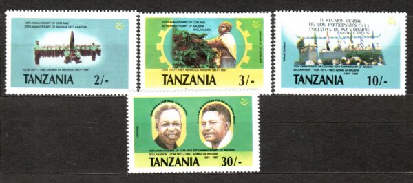ROCZNICA TANZANIA MI.395-398**