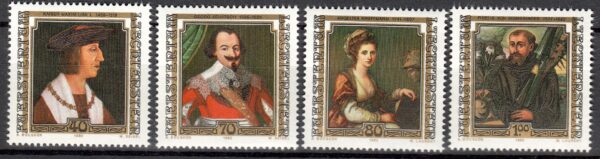 SŁAWNI LUDZIE LIECHTENSTEIN MI.809-812**