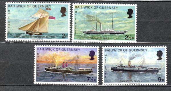 MARYNISTYKA GUERNSEY MI.62-65**