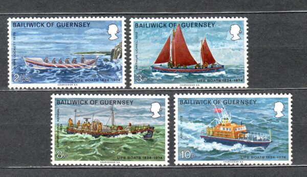 MARYNISTYKA GUERNSEY MI.89-92**