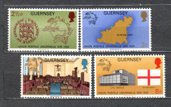 UPU GUERNSEY MI.106-109**