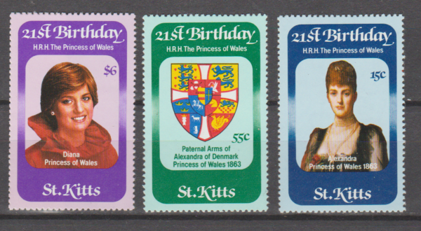 KSIĘŻNA DIANA ST.KITTS MI.84-86**