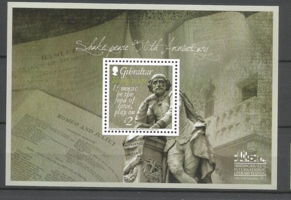 SZEKSPIR  GIBRALTAR MI.BL.116**