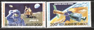 LOT W KOSMOS DJIBOUTI MI.276-277**