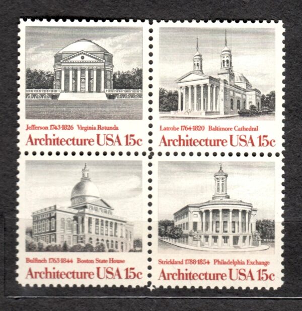ARCHITEKTURA USA MI.1382-1385**