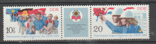 FESTIWAL MŁODZIEŻY DDR MI.2878-2879**