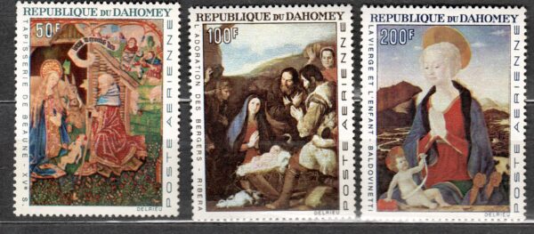 BOŻE NARODZENIE DAHOMEY MI.293-295**
