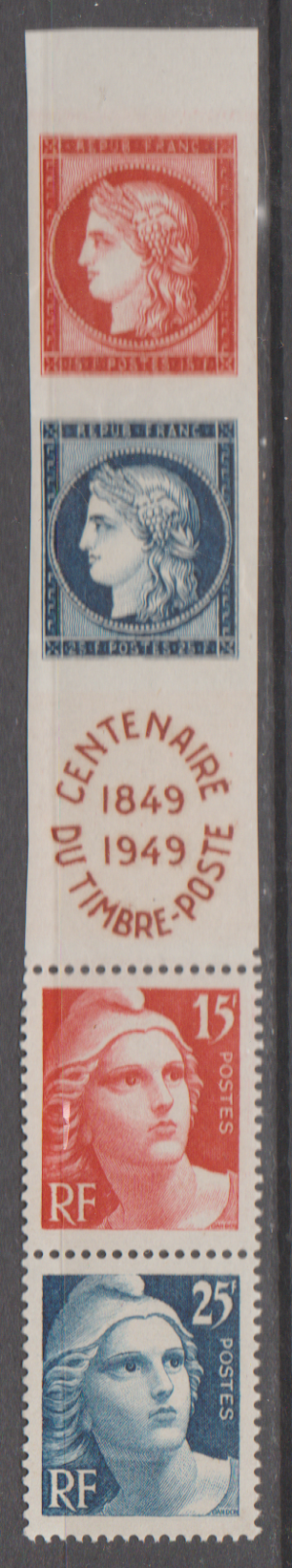 DZIEŃ ZNACZKA FRANCJA MI.840-843**