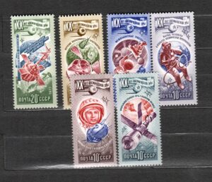 LOT W KOSMOS ZSRR MI.4648-4653**