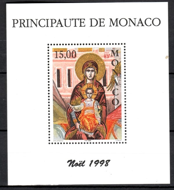 BOŻE NARODZENIE MONAKO MI.BL.75**