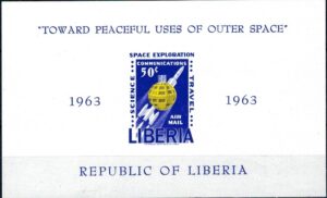 LOT W KOSMOS LIBERIA MI.BL.27B**