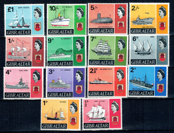 MARYNISTYKA GIBRALTAR MI.188-201**