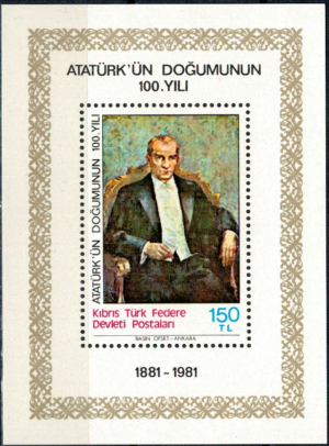 SŁAWNI LUDZIE CYPR TURECKI MI.BL.2**
